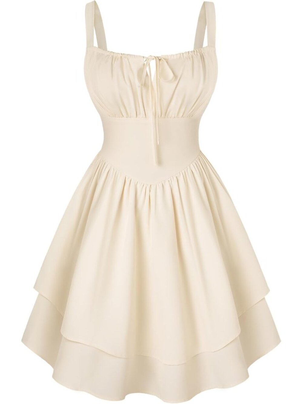 Chic Corset Mini Dress with Pockets and Adjustable Straps